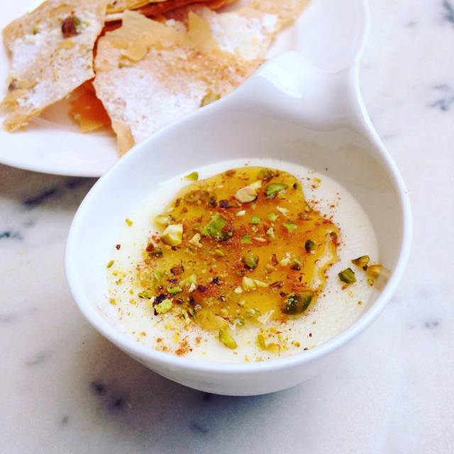 pistacho for the end with biscuit