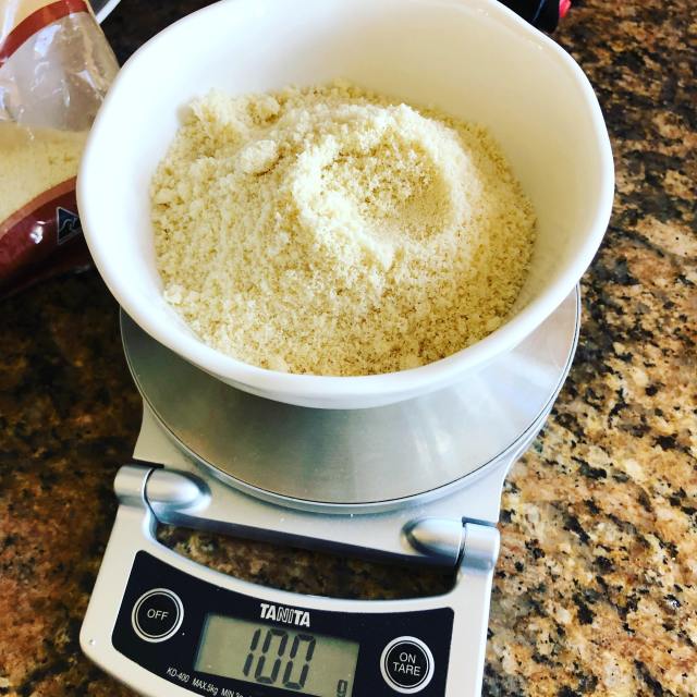 Clafoutis, almond meal