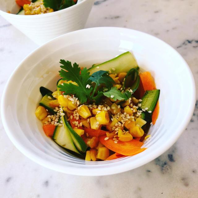 ponzu salad, bowl closed up better