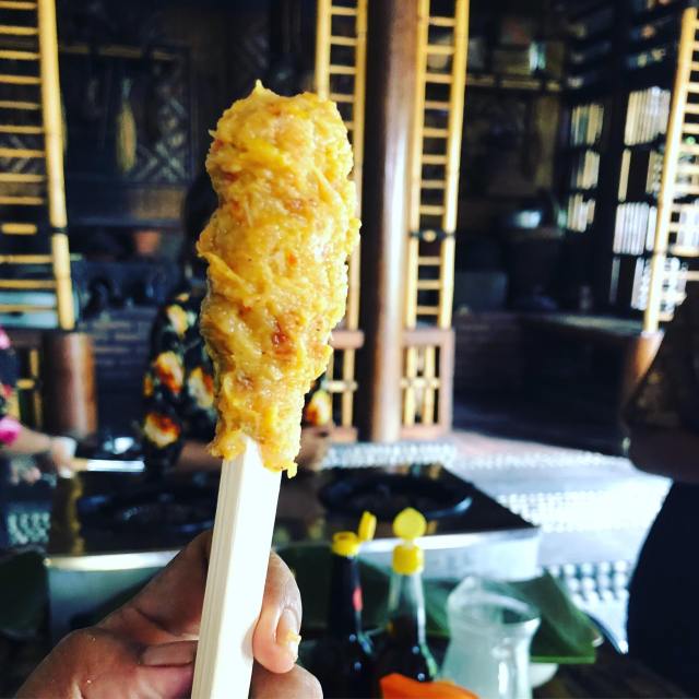 sate done in the stick