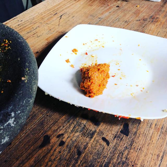 sate paste uncooked