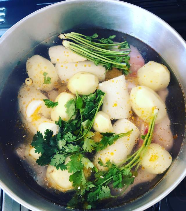 sancocho with the water